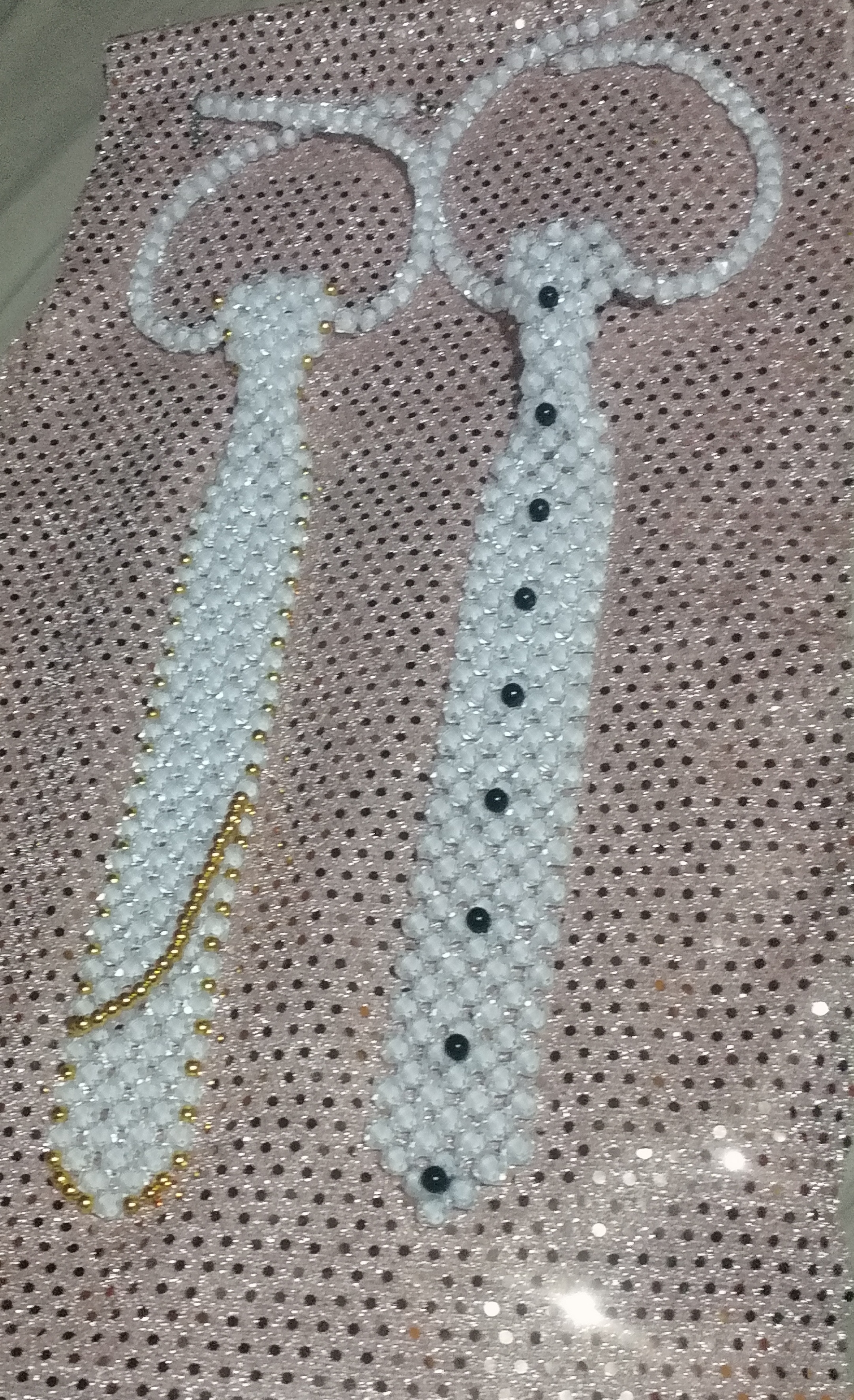 Handmade Beaded Tie for Fashionable Outfits